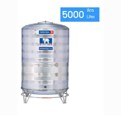 แทงค์เก็บน้ำสแตนเลส(พื้นนูน) JUMBO รุ่น JSSC 5000 **แถมลูกลอยฟรี**
