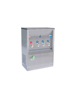 ตู้ทำน้ำร้อน น้ำเย็นสแตนเลส แบบรังผึ้ง ชนิดต่อท่อ รุ่น MCH-4P (H1C3)