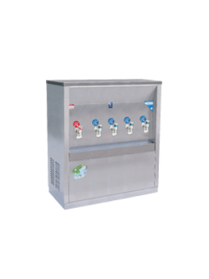 ตู้ทำน้ำร้อน น้ำเย็นสแตนเลส แบบรังผึ้ง ชนิดต่อท่อ รุ่น MCH-5P (H1C4)