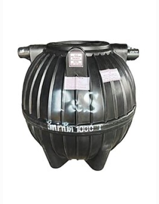ถังบำบัดน้ำเสีย PE P&S รุ่น PSSTB-1000 (ทรงบอลลูน)
