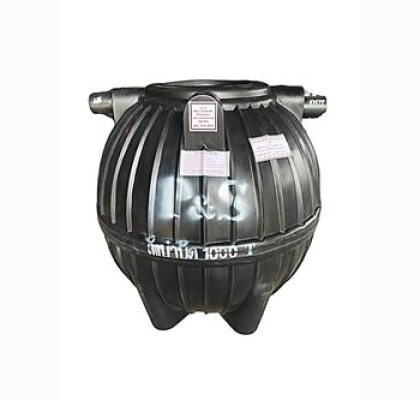 ถังบำบัดน้ำเสีย PE P&S รุ่น PSSTB-1000 (ทรงบอลลูน)