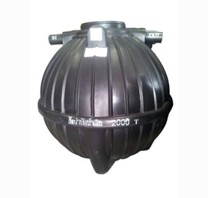 ถังบำบัดน้ำเสีย PE P&S รุ่น PSSTB-2000 (ทรงบอลลูน)