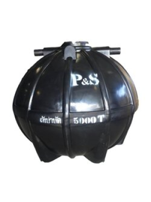 ถังบำบัดน้ำเสีย PE P&S รุ่น PSSTB-5000 (ทรงบอลลูน)