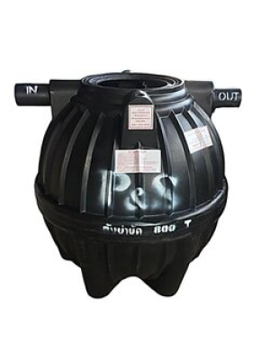 ถังบำบัดน้ำเสีย PE P&S รุ่น PSSTB-800 (ทรงบอลลูน)