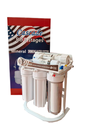 เครื่องกรองน้ำดื่ม Cascade ระบบ RO 75GPD 5 ขั้นตอน (จัดส่งฟรีผ่านขนส่งเอกชน ไม่รวมติดตั้ง)