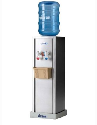 เครื่องทำน้ำร้อน-เย็น สแตนเลส 2 ก๊อก Victor รุ่น VT-222N/S1 **แถมถังน้ำฟรี**