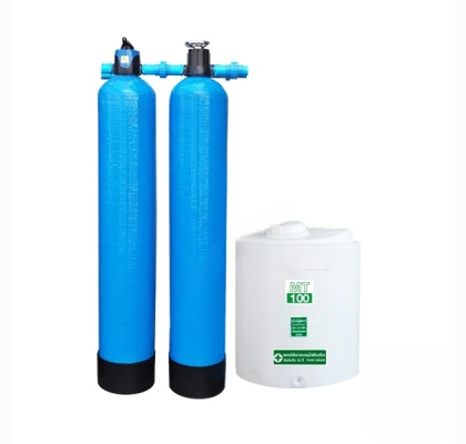 เครื่องกรองน้ำใช้ไฟเบอร์กลาส FRP12นิ้ว รุ่น FRP12X48(2.5)X2M