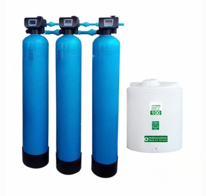 เครื่องกรองน้ำใช้ไฟเบอร์กลาส FRP10นิ้ว รุ่น FRP10X35(2.5)X3A