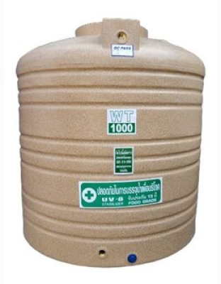 ถังเก็บน้ำบนดินPE Safe แกรนิต ขนาด 1000 ลิตร ทรงเตี้ย รุ่น WTG-1000 (FOOD Grade) (FOOD Grade)