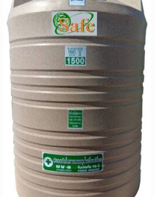 แทงค์น้ำ ถังเก็บน้ำบนดิน PE 1500 ลิตร Safe รุ่น GN1500SA (FOOD Grade)