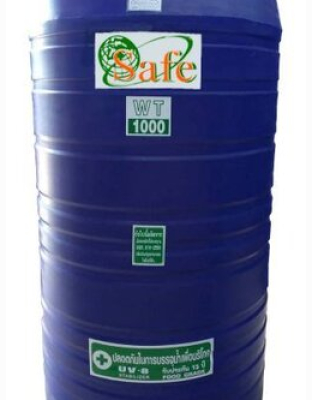 แทงค์น้ำ ถังเก็บน้ำบนดิน PE 1000 ลิตร Safe รุ่น WT1000BL (FOOD Grade) สินค้าขายดี