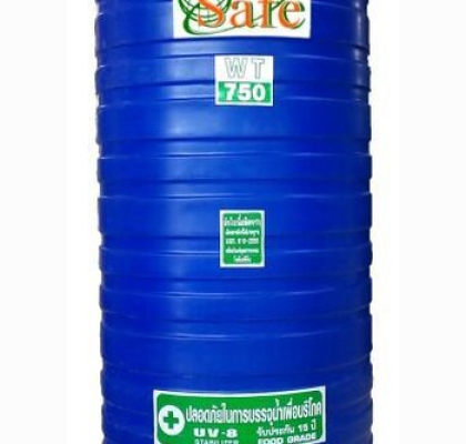 ถังเก็บน้ำบนดินPE Safe ขนาด 750 ลิตร รุ่น WT-750 (FOOD Grade) สินค้าขายดี