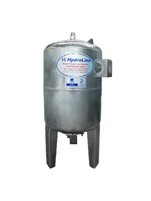 ถังแรงดันปั๊มน้ำเหล็กกาวาไนซ์ Hydroline ขนาด 200 ลิตร แบบมีไส้ยาง รุ่น BEV-200-GV-RF