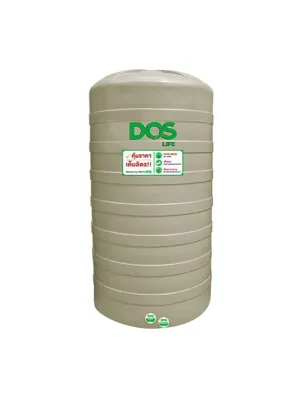 แทงค์น้ำพลาสติก PE DOS 5000 ลิตร รุ่น PORCIO 5000CR