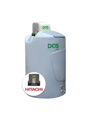 แทงค์น้ำพลาสติก PE DOS DX5 1000 ลิตร + ปั๊มน้ำ HITACHI 300 วัตต์ รุ่น DX5 1000+WM-P350XX