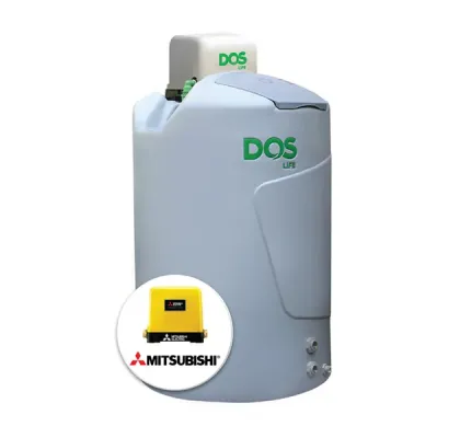 แทงค์น้ำพลาสติก PE DOS DX5 1000 ลิตร + ปั๊มน้ำ MITSUBISHI 350 วัตต์ รุ่น DX5 1000+EP-355R