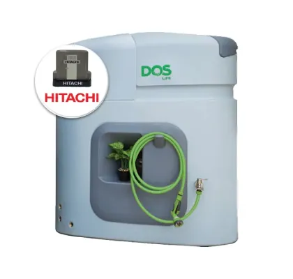 แทงค์น้ำ PE DOS 1000 ลิตร พร้อมปั๊ม HITACHI 350 วัตต์ รุ่น WATERPACPRO1000L+WMP350