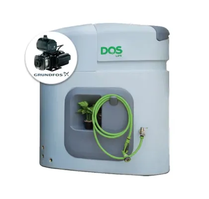 แทงค์น้ำ PE DOS 1500 ลิตร + ปั๊มน้ำ GRUNDFOS 670W รุ่น WATERPACPRO1500L+CMB5-37PM1