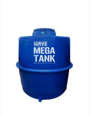 ถังเก็บน้ำบนดินไฟเบอร์กลาส ทรงแอปเปิ้ล WAVE MEGA TANK ขนาด 4000 ลิตร รุ่น WWTA-4000 **แถมลูกลอยฟรี**