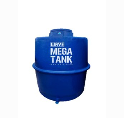 ถังเก็บน้ำบนดินไฟเบอร์กลาส ทรงแอปเปิ้ล WAVE MEGA TANK ขนาด 5000 ลิตร รุ่น WWTA-5000 **แถมลูกลอยฟรี**