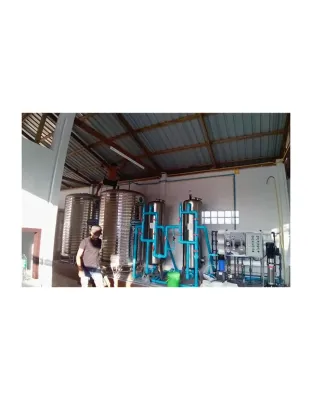 เครื่องกรองน้ำอุตสาหกรรม Maktang สำหรับโรงงานผลิตน้ำดื่ม กำลังการผลิต 36Q รุ่น ROMT 36Q FRPMFT