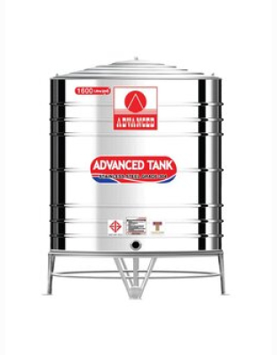 แทงค์เก็บน้ำสแตนเลสADVANCE พื้นเรียบ รุ่น AVF1600 **แถมลูกลอยฟรี**