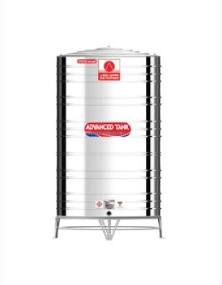 แทงค์เก็บน้ำสแตนเลสADVANCE พื้นเรียบ รุ่น AVF5000 **แถมลูกลอยฟรี**