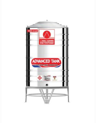 แทงค์เก็บน้ำสแตนเลสADVANCE พื้นเรียบ รุ่น AVF750 **แถมลูกลอยฟรี**