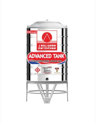 แทงค์เก็บน้ำสแตนเลสADVANCE พื้นเรียบ รุ่น AVF300 **แถมลูกลอยฟรี**