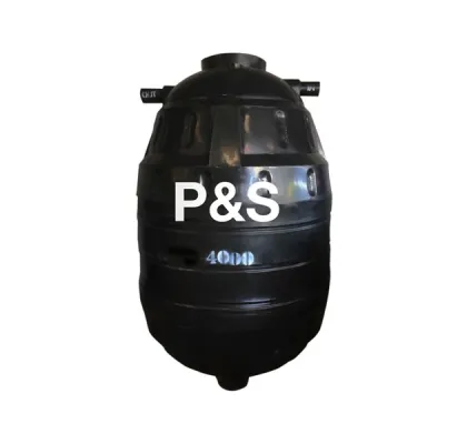 ถังดักไขมัน P&S ทรงหยดน้ำ ขนาด 4000 ลิตร รุ่น GPSST4000B