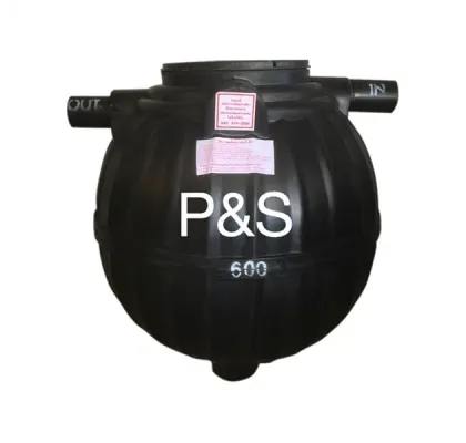 ถังดักไขมัน P&S ทรงบอลลูน ขนาด 600 ลิตร รุ่น GPSST600B