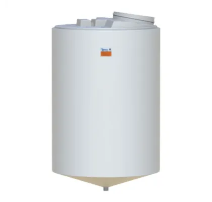 ถังเก็บสารเคมี PE แบบก้นกรวย TEMA ขนาด 2000 ลิตร รุ่น CENB2K0E-M210