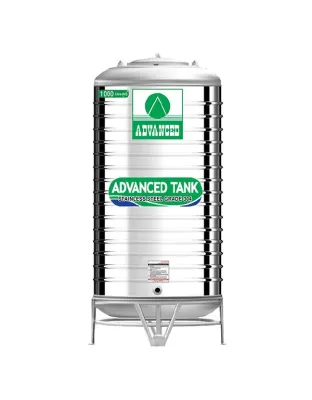 แทงค์น้ำสแตนเลส ADVANCED ทรงสูง ขนาด 1000 ลิตร รุ่น ARH1000