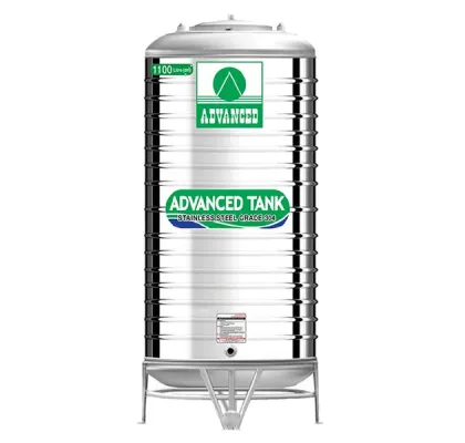แทงค์น้ำสแตนเลส ADVANCED ทรงสูง ขนาด 1100 ลิตร รุ่น ARH1100