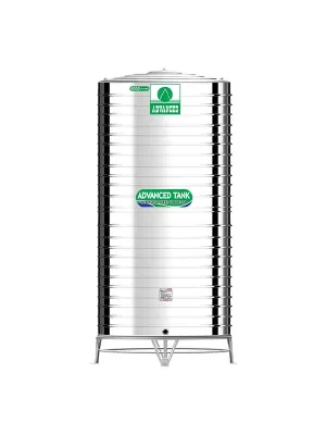 แทงค์น้ำสแตนเลส ADVANCED ทรงปกติ(อ้วน) ก้นเรียบ ขนาด 6000 ลิตร รุ่น ARF6000