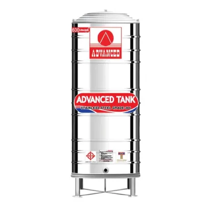 แทงค์น้ำสแตนเลส ADVANCED ก้นเรียบ ขนาด 600 ลิตร รุ่น AVF600
