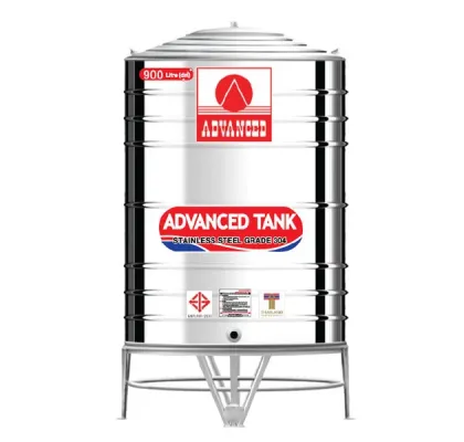 แทงค์น้ำสแตนเลส ADVANCED ก้นเรียบ ขนาด 900 ลิตร รุ่น AVF900