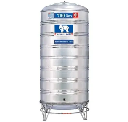 แทงค์น้ำสแตนเลส JUMBO ทรงสูง ขนาด 700 ลิตร รุ่น JMCX700