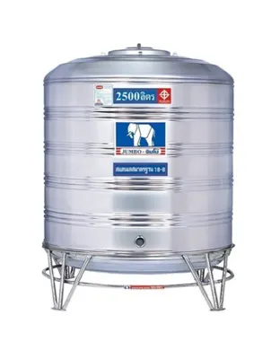 แทงค์น้ำสแตนเลส JUMBO ก้นนูน ขนาด 2500 ลิตร รุ่น JMCB2500