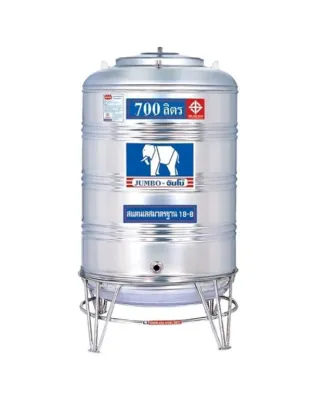 แทงค์น้ำสแตนเลส JUMBO ก้นนูน ขนาด 700 ลิตร รุ่น JMCB700