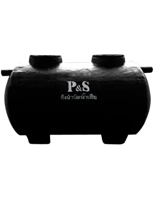 ถังบำบัดน้ำเสียไฟเบอร์กลาส P&amp;S ขนาด 25000 ลิตร รุ่น PS25Q