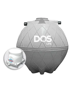 ถังบำบัดน้ำเสียรวมเติมอากาศ DOS COMPACT ขนาด 4000 ลิตร รุ่น ST-10/GY-4000L
