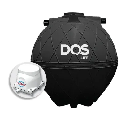 ถังบำบัดน้ำเสีย DOS แบบรวมเติมอากาศ SUPER SEPT COMPACT ขนาด 3000 ลิตร รุ่น ST-14/BK-3000L