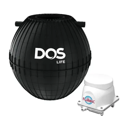 ถังบำบัดน้ำเสียรวมเติมอากาศ DOS 1000 ลิตร รุ่น SSF-20/BK-1000L + AB40