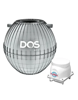 ถังบำบัดน้ำเสียรวมเติมอากาศ DOS 800 ลิตร รุ่น SSF-21/GY-800L + AB40