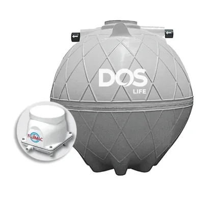 ถังบำบัดน้ำเสียแบบกรองเติมอากาศ DOS COMPACT ขนาด 3000 ลิตร รุ่น ST-09/GY-3000L