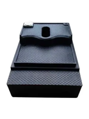 ถังบำบัดน้ำเสียPE Safe สำหรับห้องสุขาเคลื่อนที่ รุ่น STMT-450