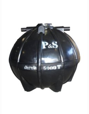 ถังบำบัดน้ำเสีย P&amp;S ทรงบอลลูน ขนาด 5000 ลิตร รุ่น PSST5000B