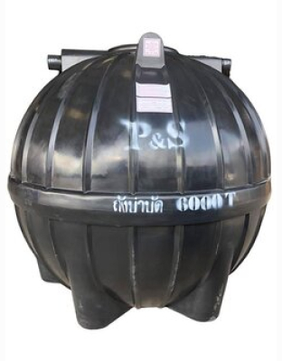 ถังบำบัดน้ำเสีย P&amp;S ทรงบอลลูน ขนาด 6000 ลิตร รุ่น PSST6000B