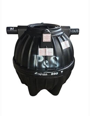 ถังบำบัดน้ำเสีย P&amp;S ทรงบอลลูน ขนาด 800 ลิตร รุ่น PSST800B